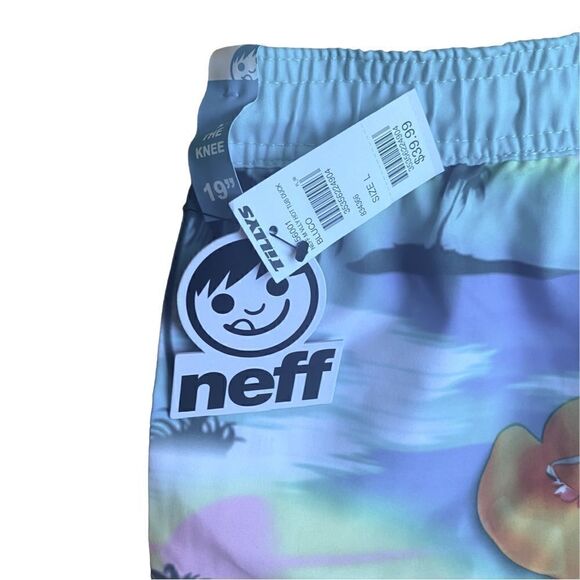 Neff Tropical Rubber Ducky Hot Tub Swim Trunks Size Large NWT - Picture 6 of 12